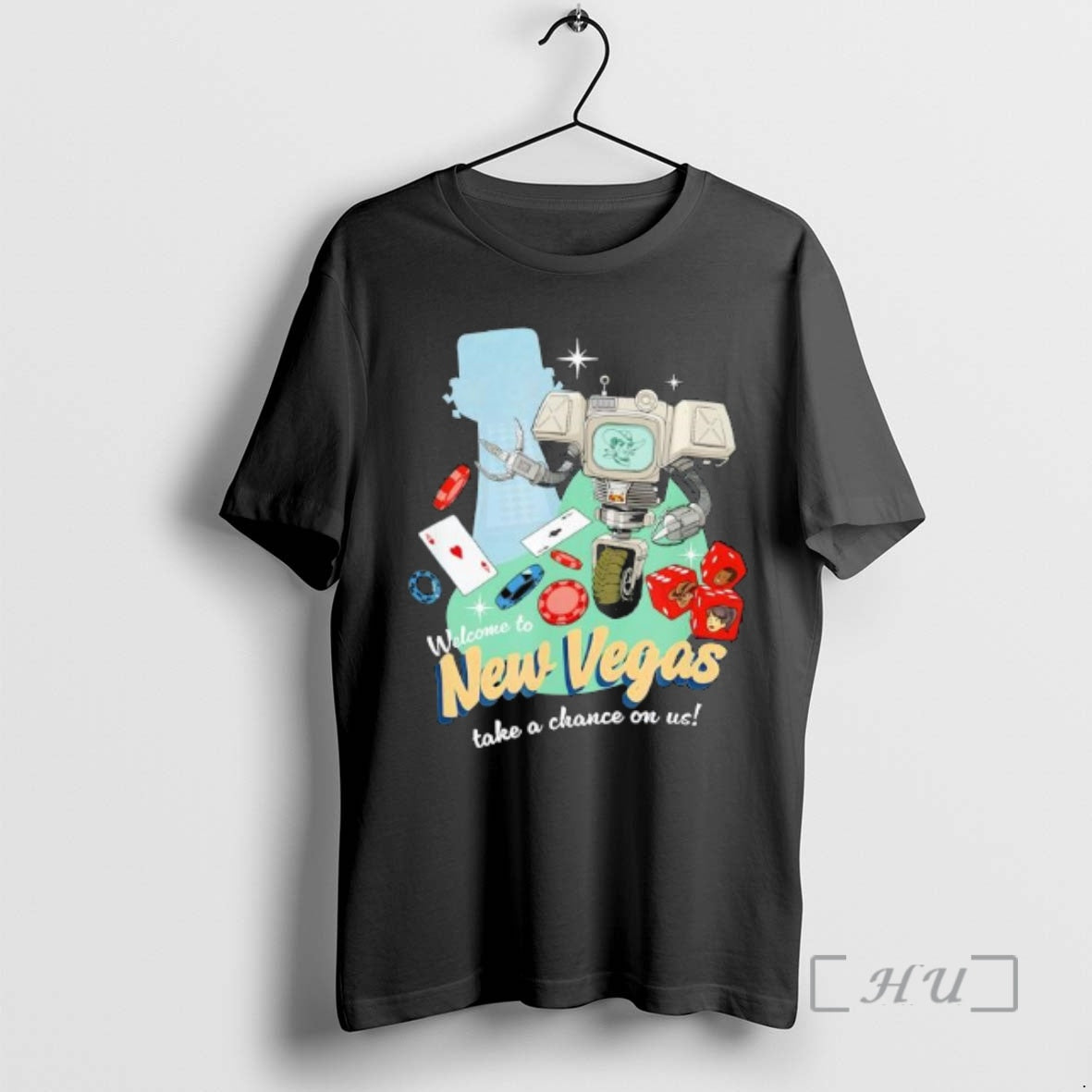 Officials Fallout Welcome To New Vegas Take A Chance On Us Premium T Shirts Sweater