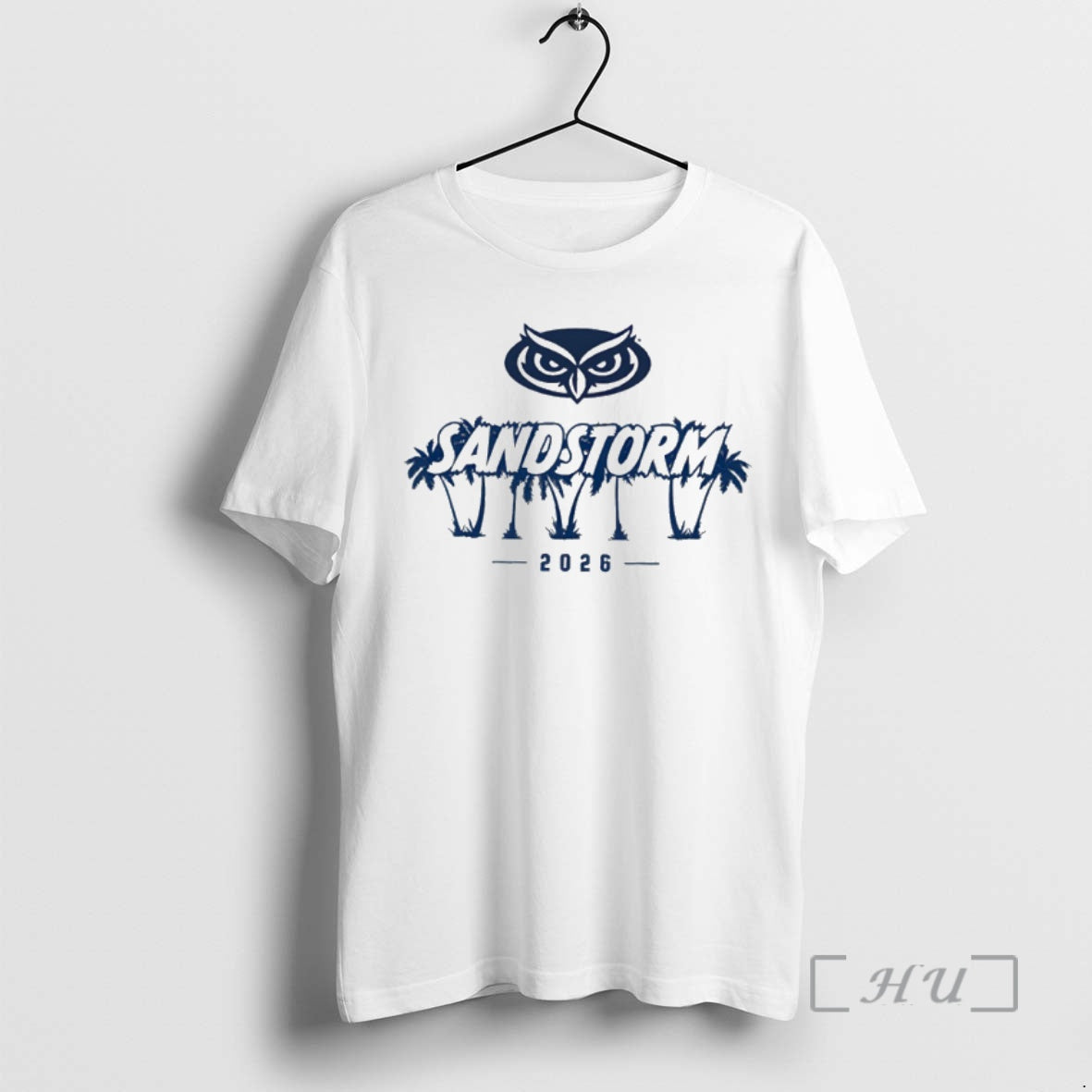 Officials Florida Atlantic Owls Mens Basketball Sandstorm 2026 Logo Vintage