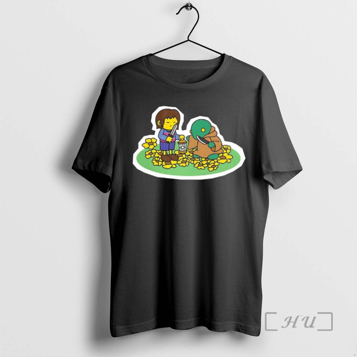 Officials Frisk And Tonberry Undertale X Final Fantasy Video Game Character Premium T Shirts Sweater