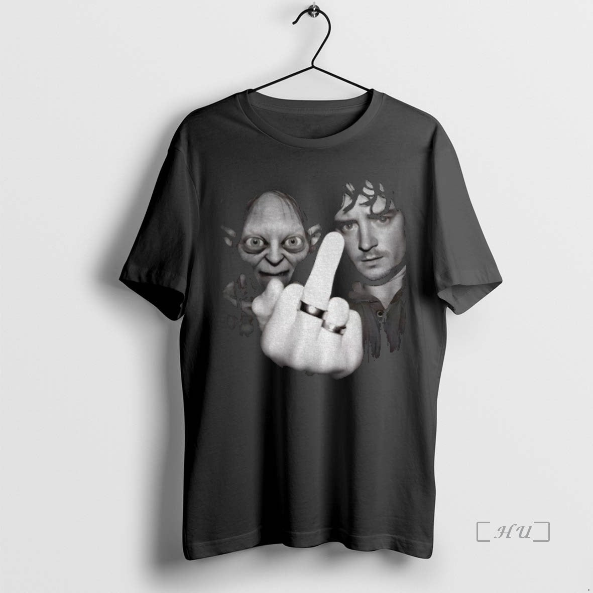 Officials Frodo Baggins Gollum Middle Finger Together Vintage