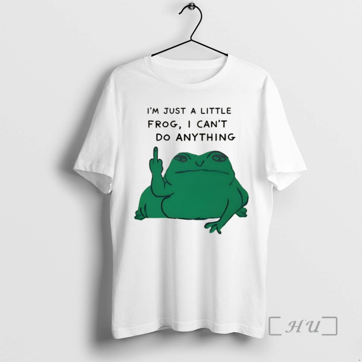 Officials Frog Giving The Middle Finger Im Just A Little Frog I Cant Do Anything