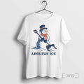 Officials Funny Winter Cute Snowman Abolish Ice