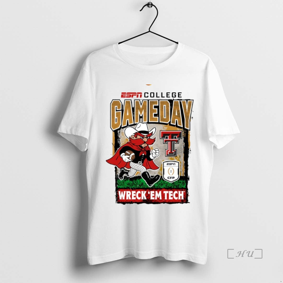 Officials Gameday 2025 2026 Collge Football Playoff Texas Tech Red Raiders Mascot Circle Premium