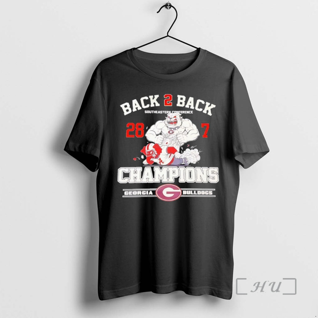 Officials Georgia Bulldogs Back 2 Back Southeastern Conference 28 7