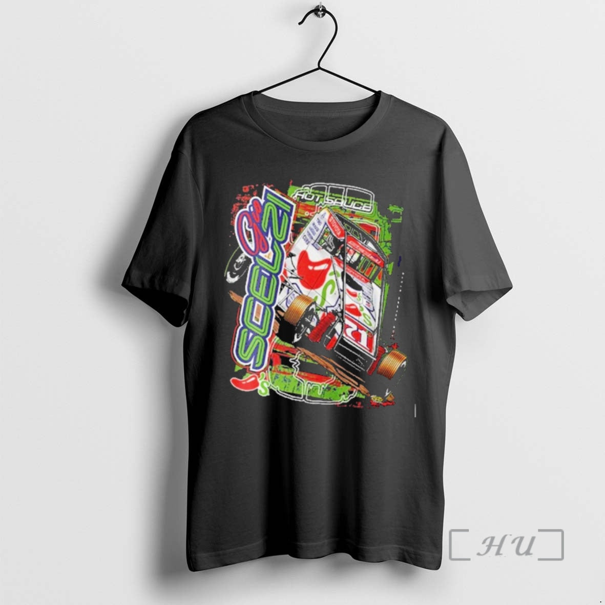 Officials Gio Scelzi Hot Sauce Chilis At Chili Bowl Nascar 2025 Premium T Shirts Sweater