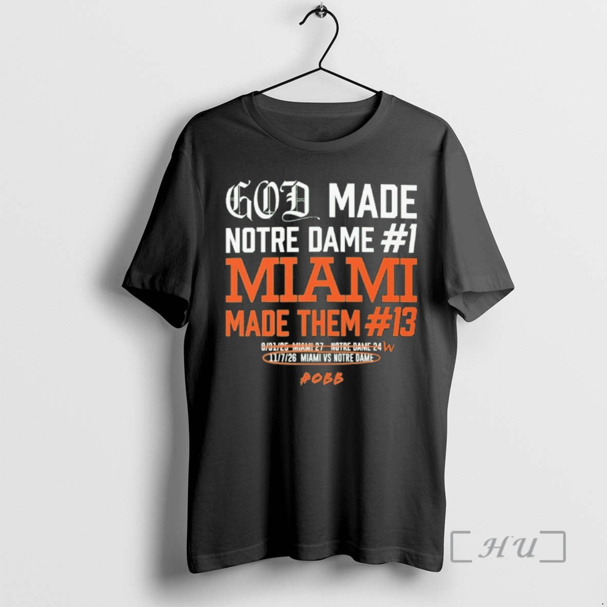 Officials God Made Notre Dame 1 Miami Made Them 13