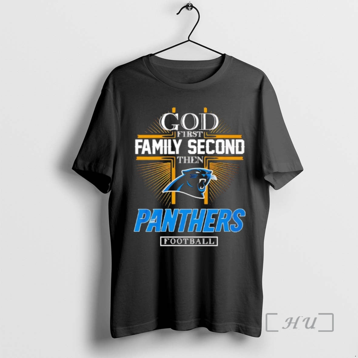 Officials God First Family Second Then Carolina Panthers Football 2025