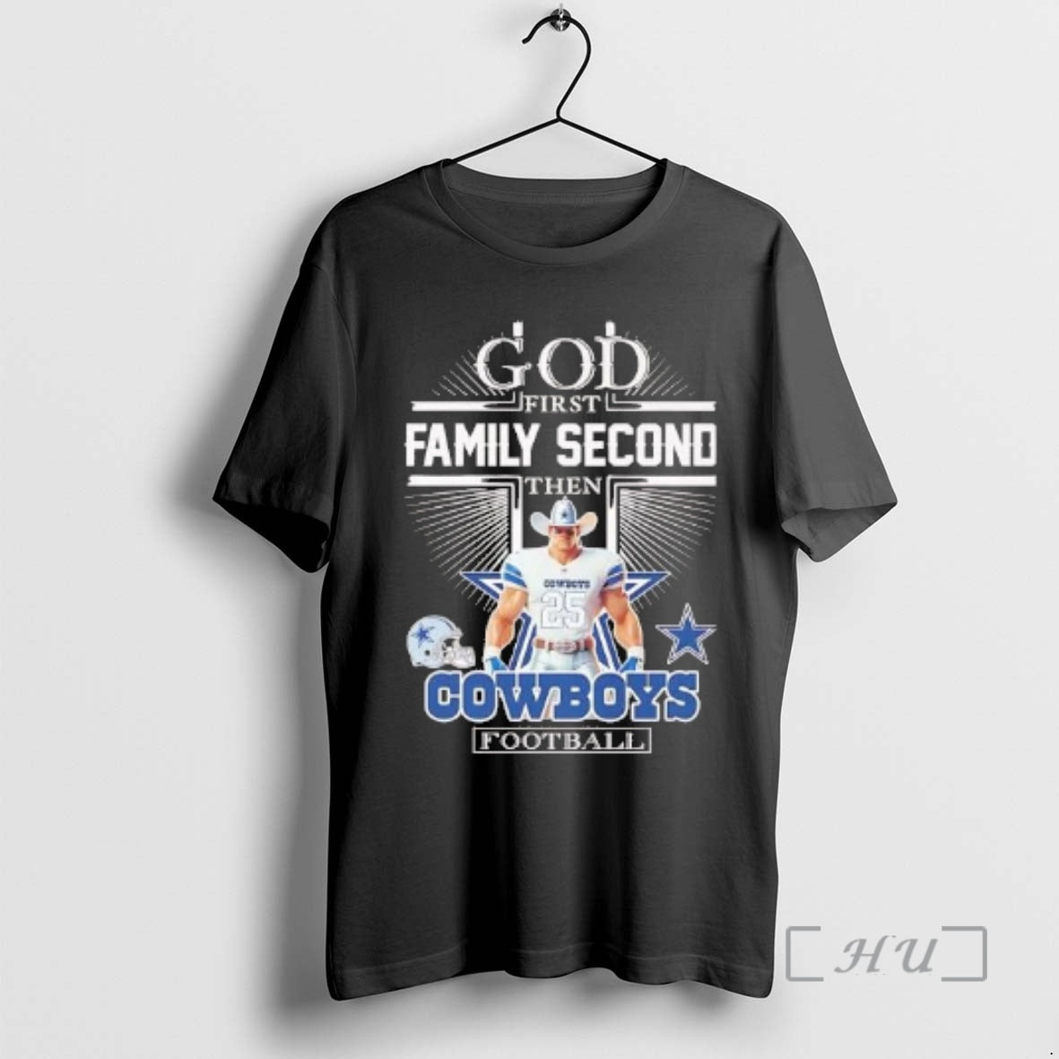 Officials God First Family Second Then Dallas Cowboys Football Mascot