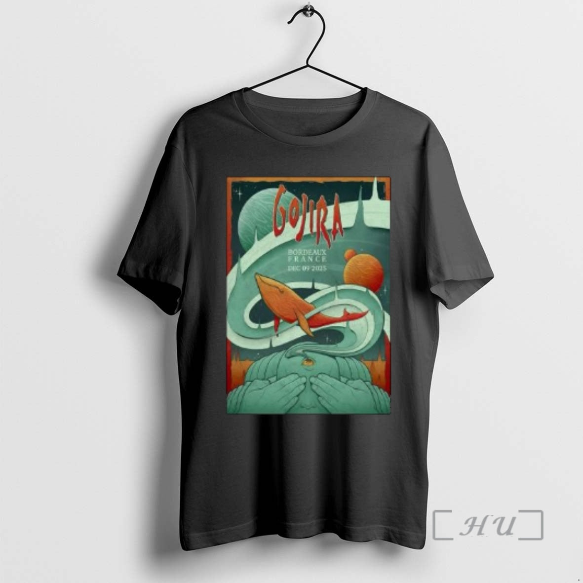 Officials Gojira December 9 2025 In Bordeaux France Circle Black