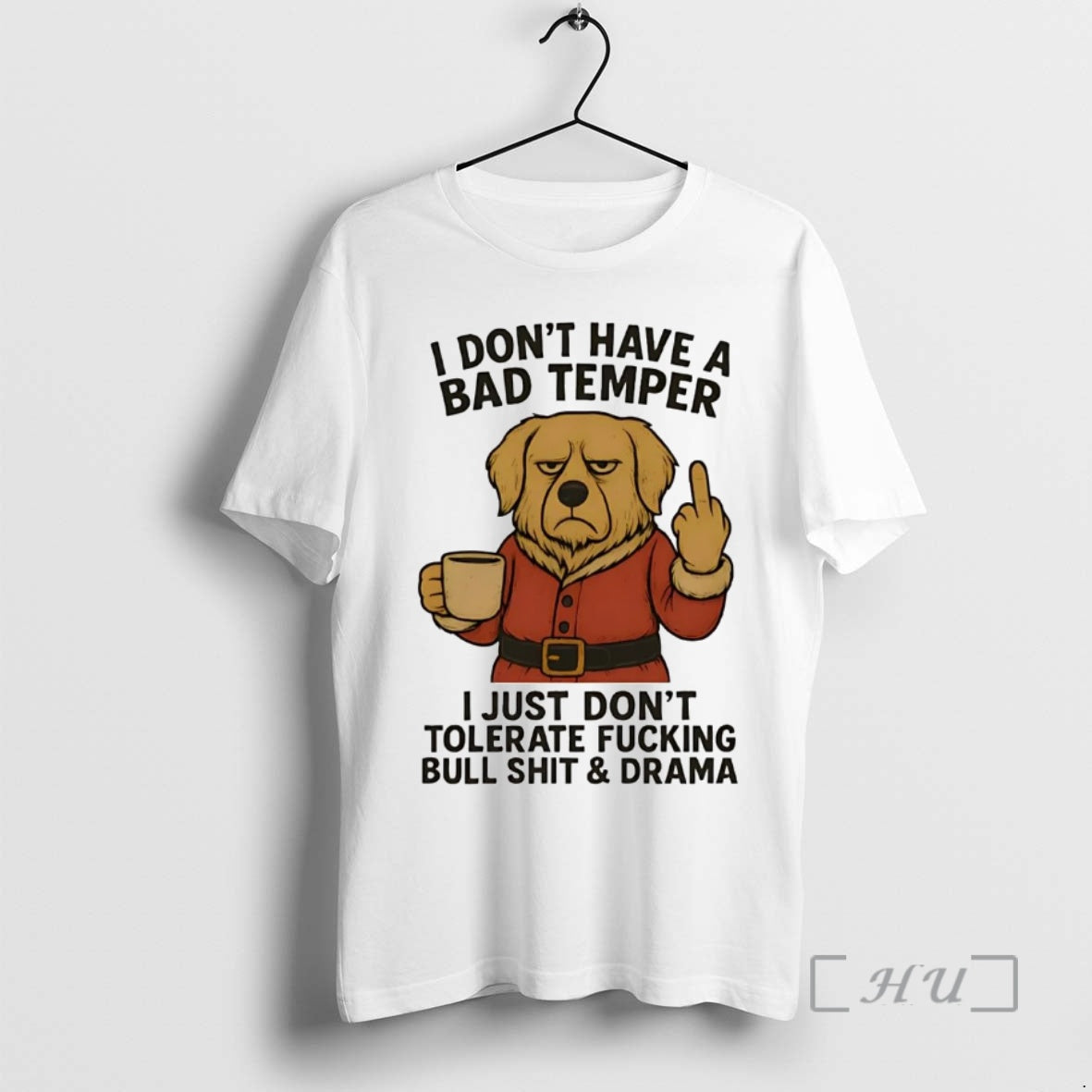 Officials Golden Retriever I Dont Have A Bad Temper I Just Dont Christmas Premium