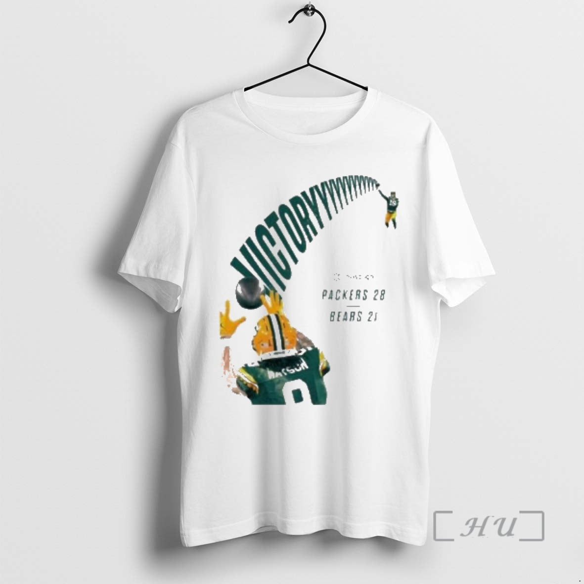 Officials Green Bay Packers Victory 28 Bears 21 Circle White