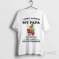 Officials Grinch I Dont Always Listen To My Papa Chirstmas 2025 Premium T Shirts Sweater