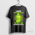 Officials Grinch I Have Selective Hearing Im Sorry
