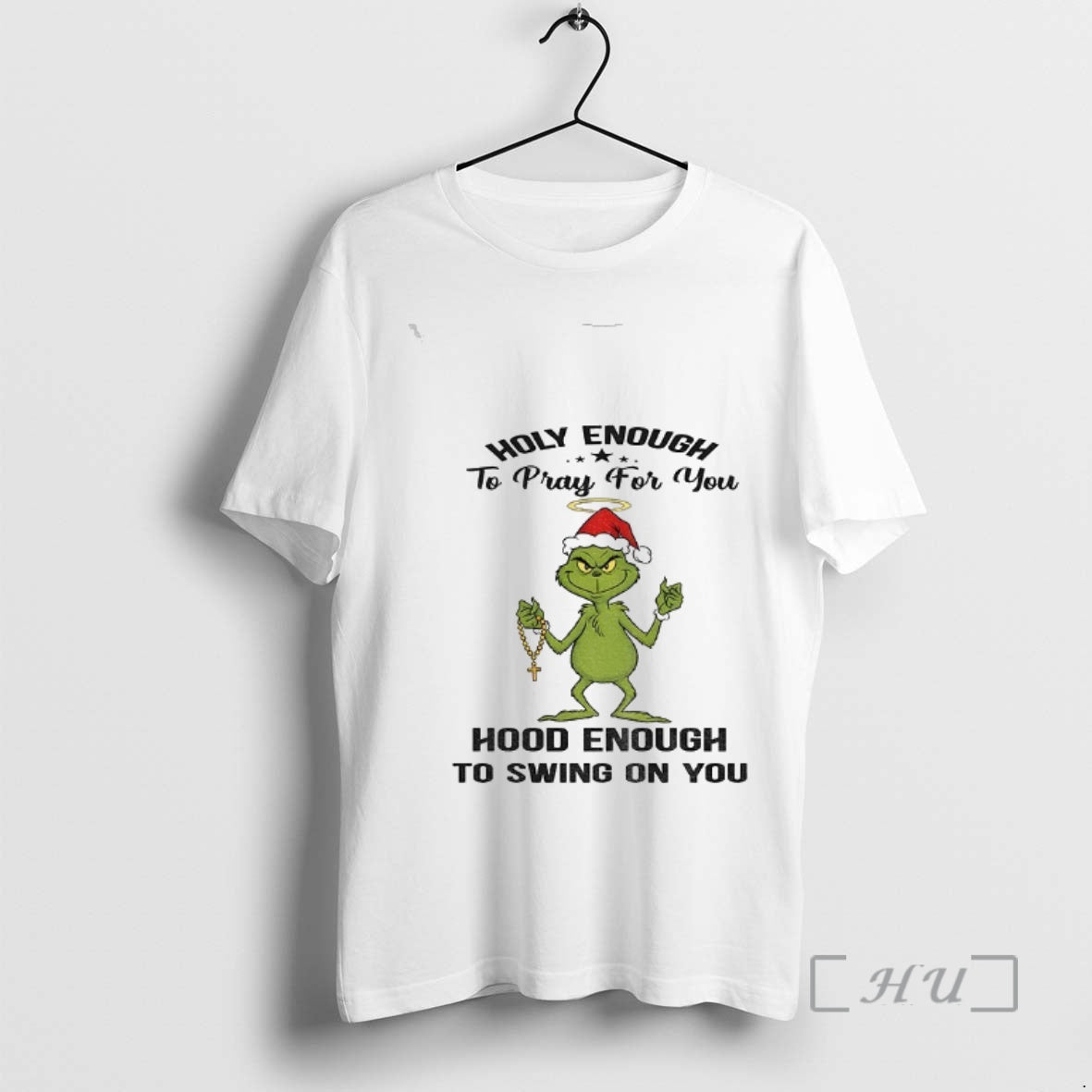 Officials Grinch Santa Holy Enough To Pray For You Hood Enough To Swing On You