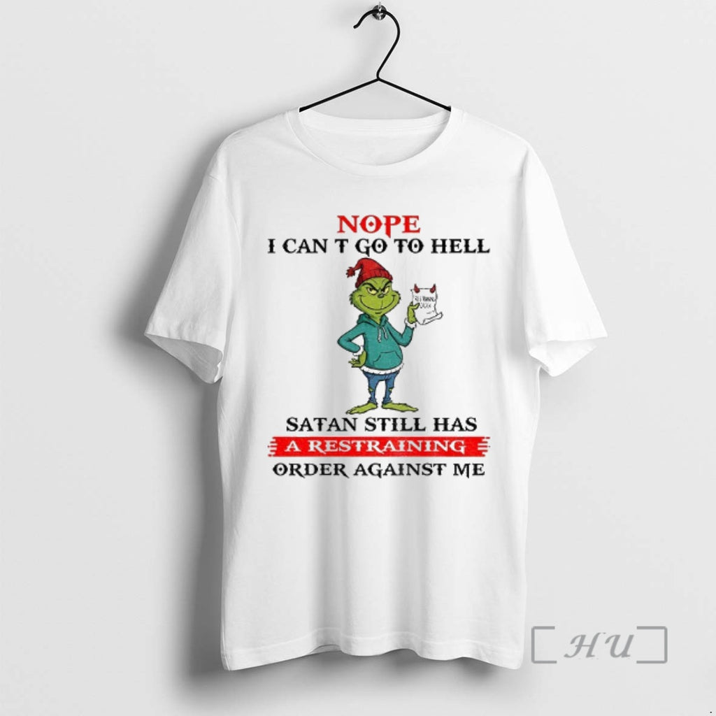 Officials Grinch Santa Nope I Can T Go To Hell Satan Still Has A Restraining