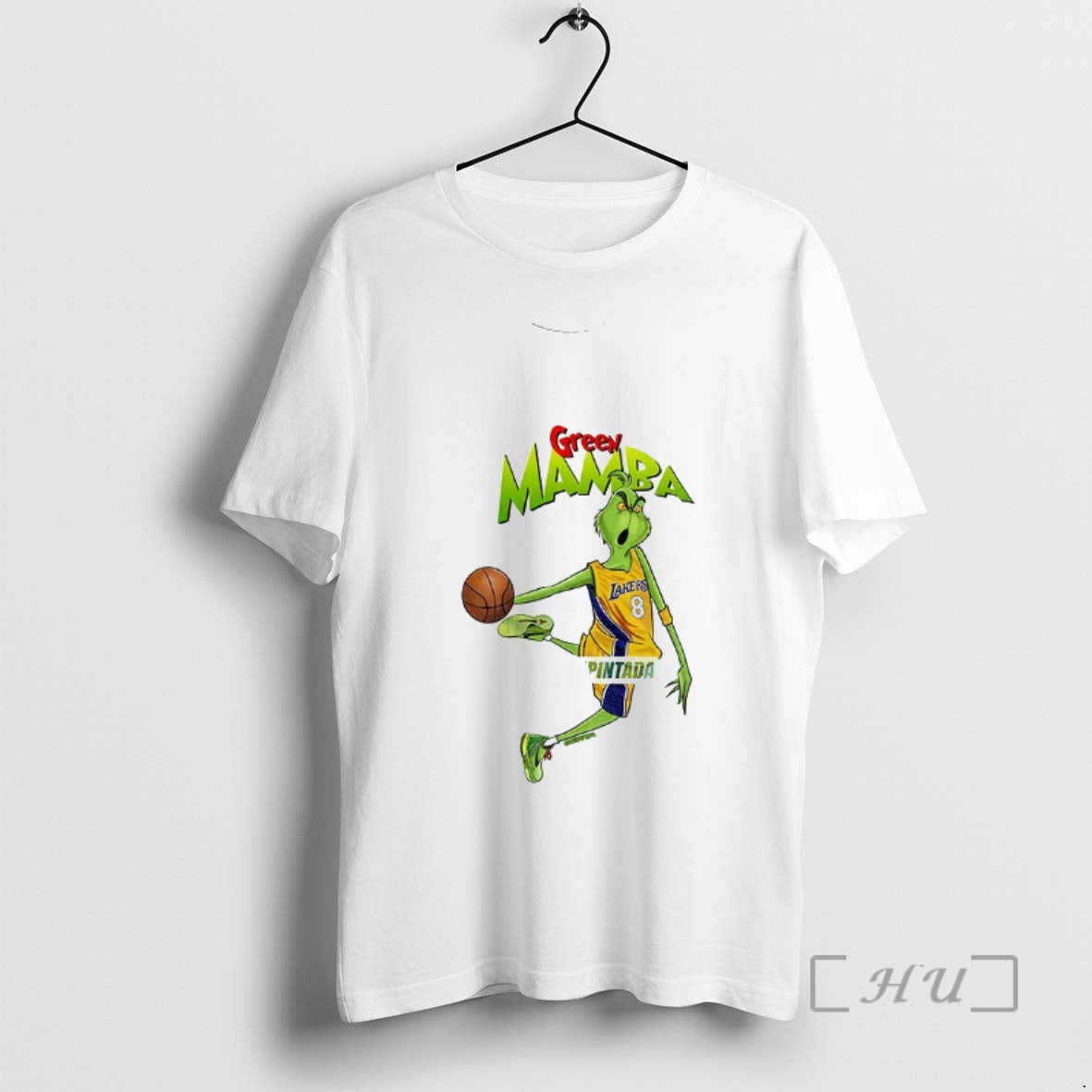 Officials Grinch Santa X Kobe Bryant Los Angeles Lakers Nba Basketball Christmas Premium T Shirts