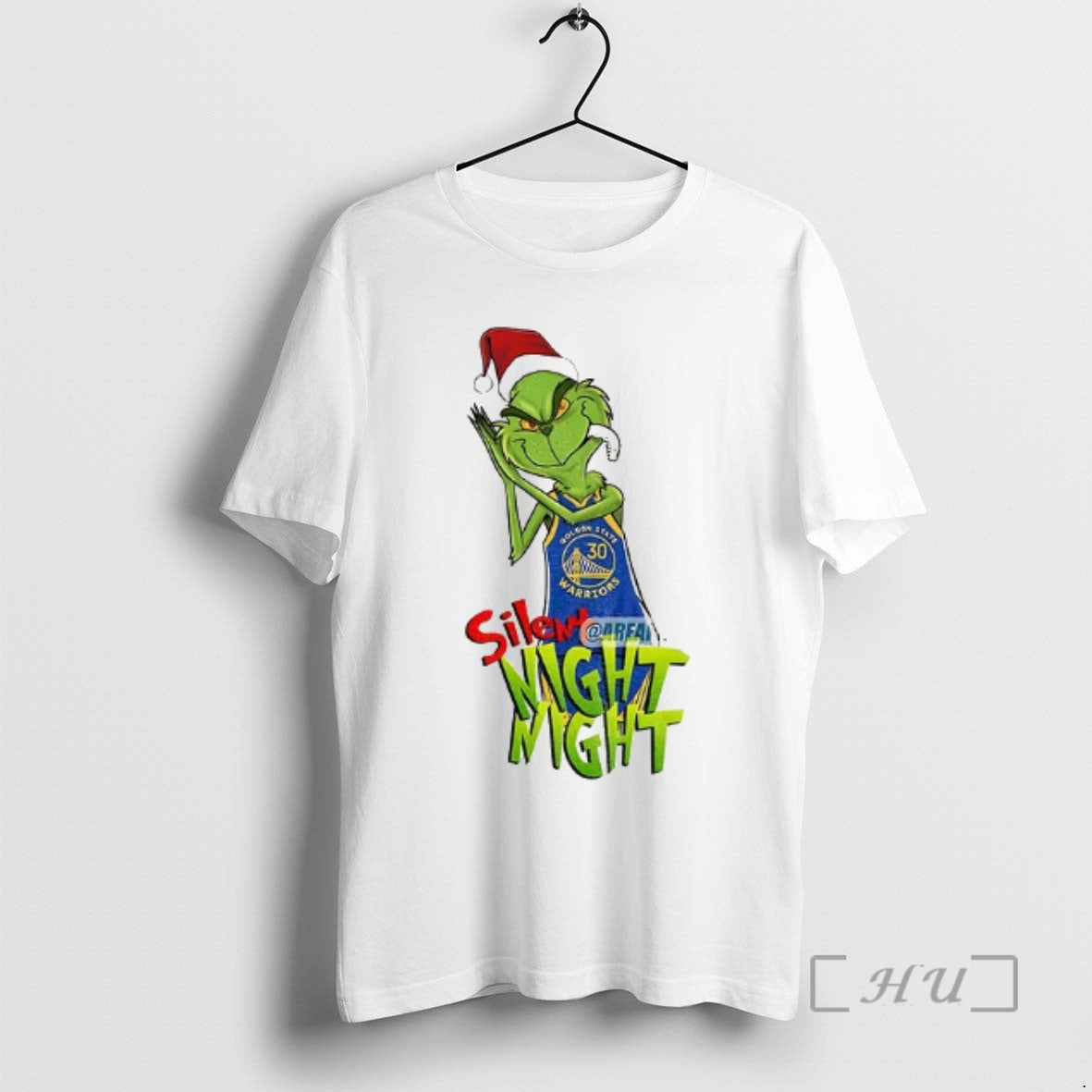 Officials Grinch Santa X Stephen Curry Golden State Warriors Nba Basketball Christmas Premium T Shirts