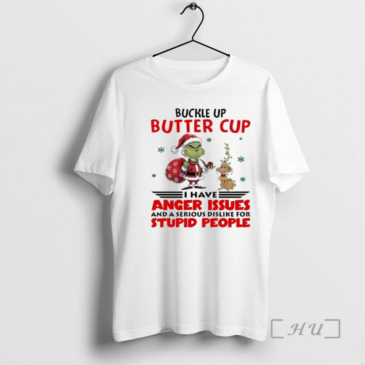 Officials Grinch And Dog Max Buckle Up Butter Cup