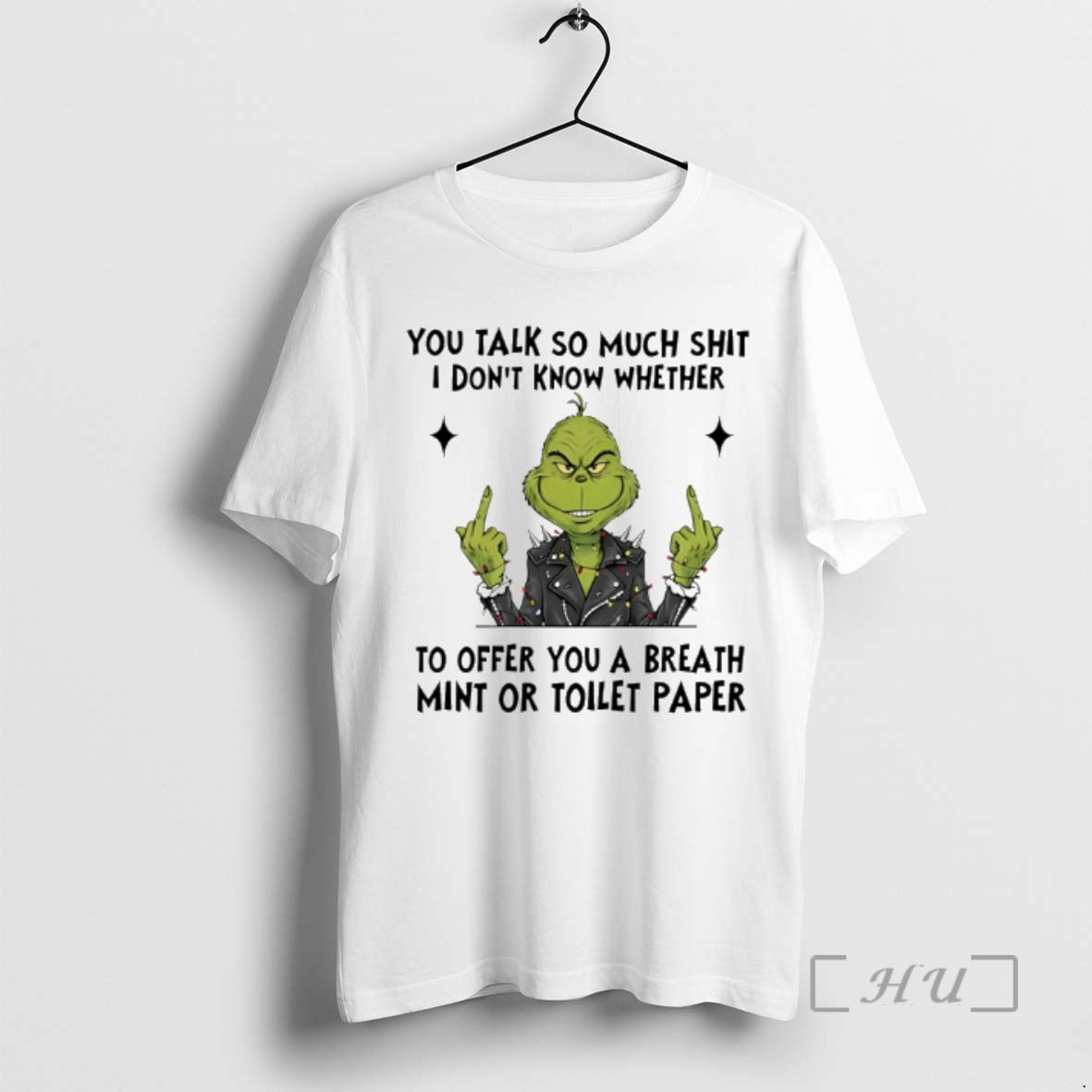 Officials Grinch Middle Finger You Talk So Much Shit I Dont Know Whether Premium