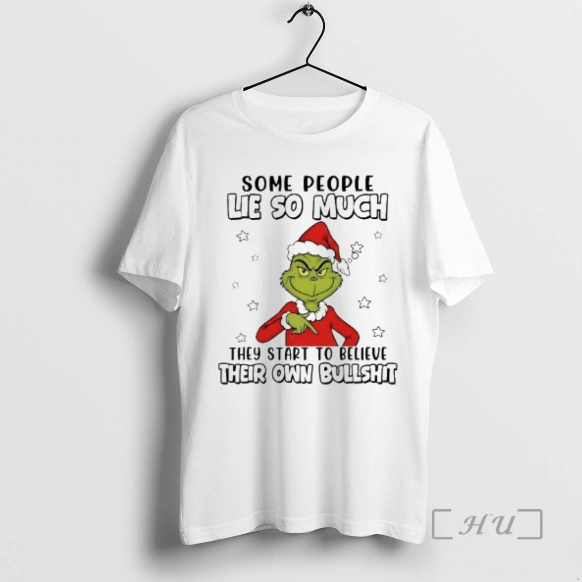 Officials Grinch Some People Lie So Much They Start To Believe Christmas Premium T Shirts