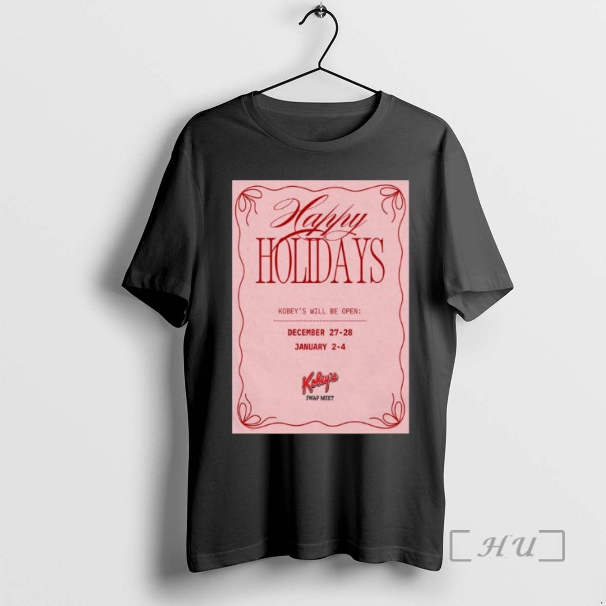 Officials Happy Holidays Tour December 27 28 2025 Kobeys Swap Meet Premium T Shirts Sweater
