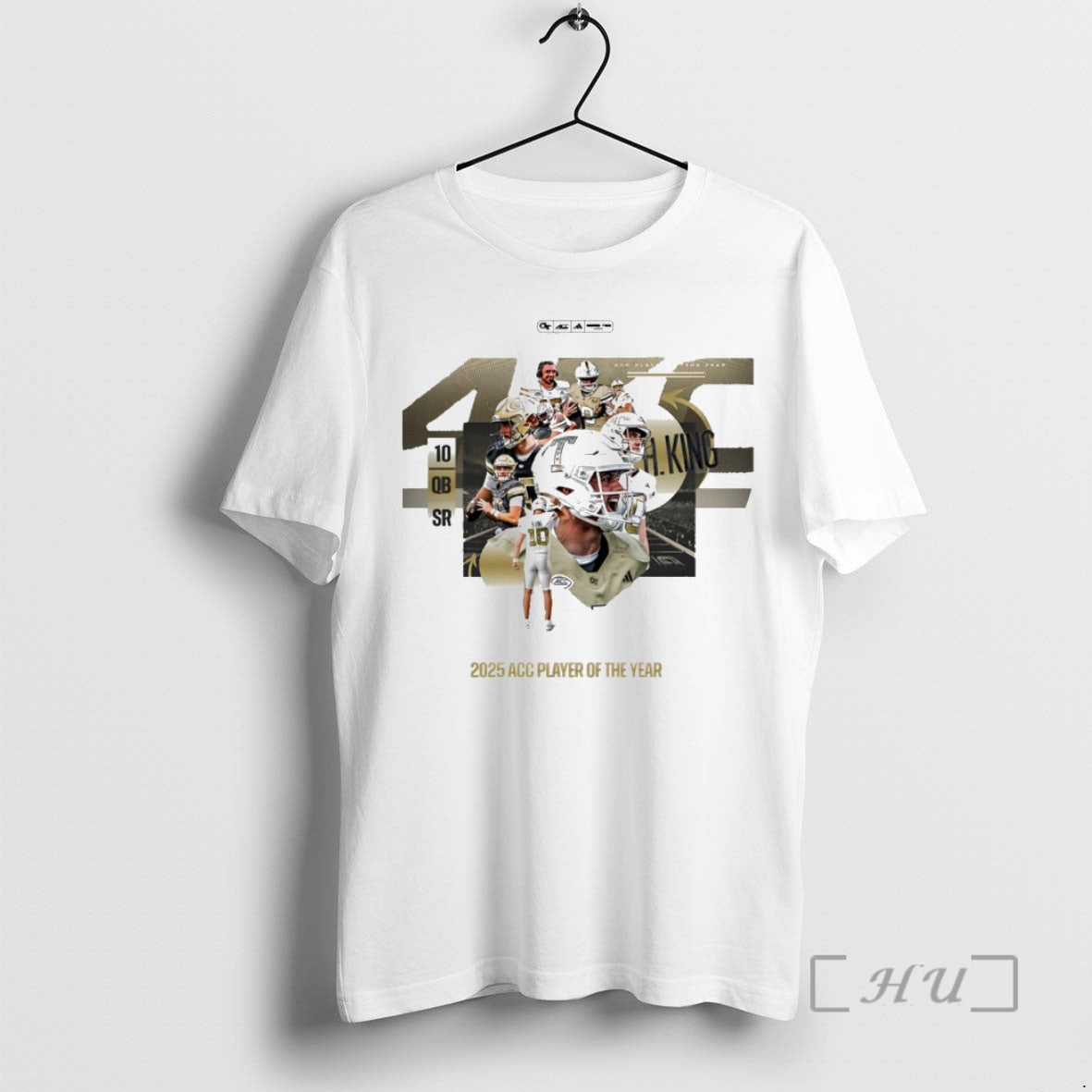 Officials Haynes King Georgia Tech Yellow Jackets 2025 Acc Player Of The Year Circle Premium