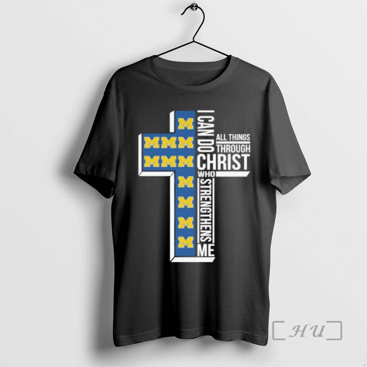 Officials I Can Do All Things Faith And Sports Michigan Wolverines College Basketball Premium