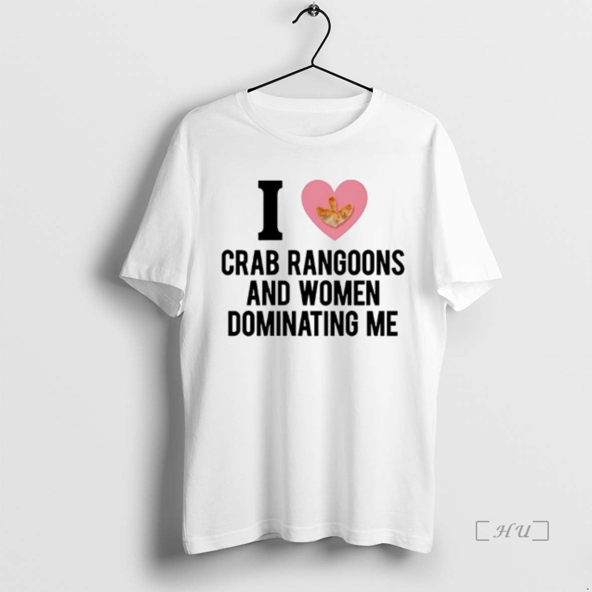 Officials I Love Crab Rangoons And Women Dominating Me Graphic Funny Premium T Shirts Sweater