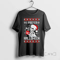 Officials I Prefer Halloween Christmas Skeleton Ugly Xmas