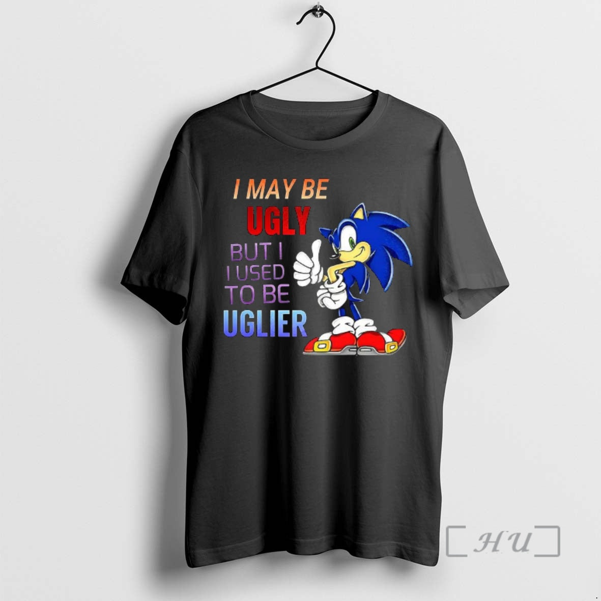 Officials I May Be Ugly But I Used To Be Uglier Cartoon Hedgehog Premium