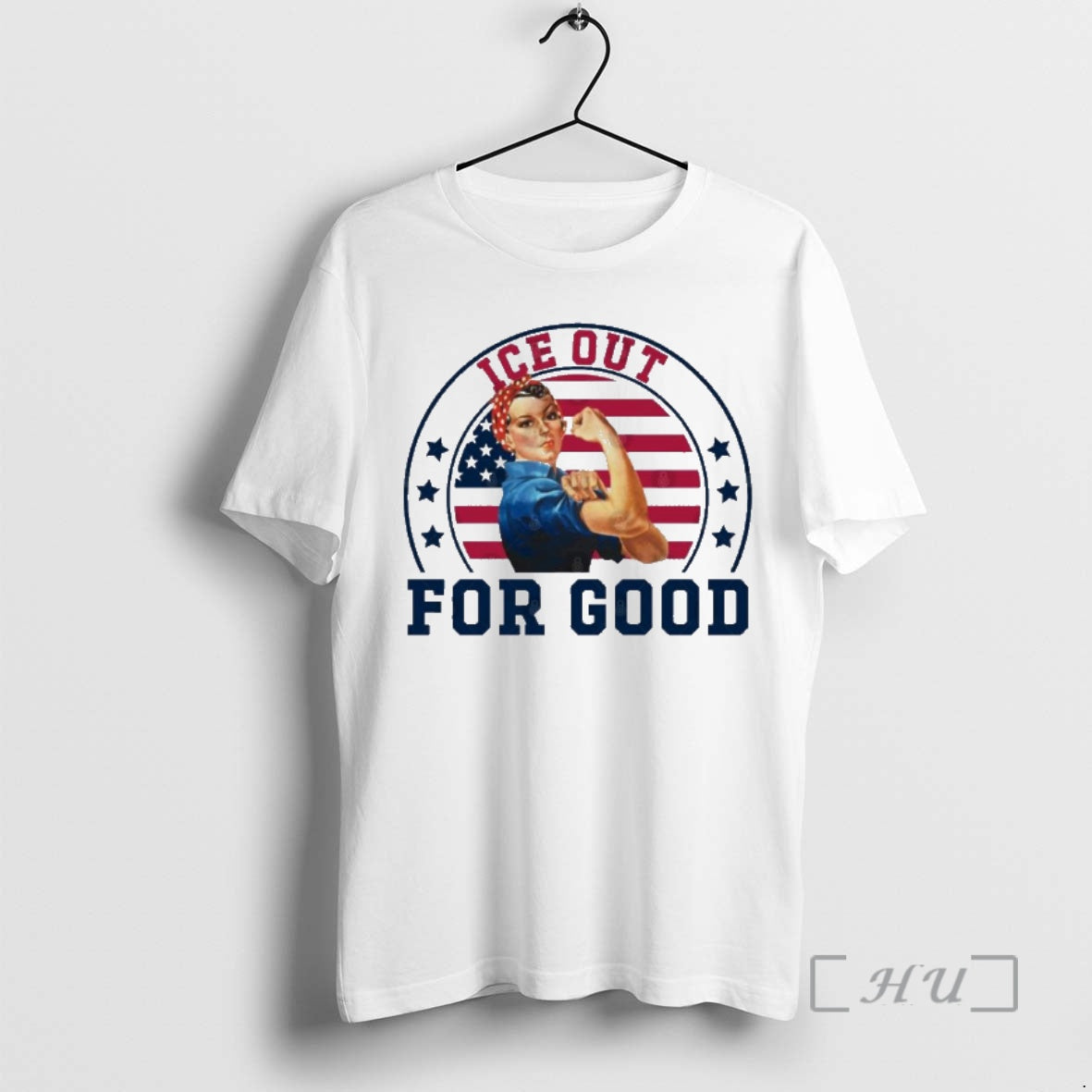 Officials Ice Out For Good Rosie The Riveter Feminist Abolish Ice Anti Trump Premium