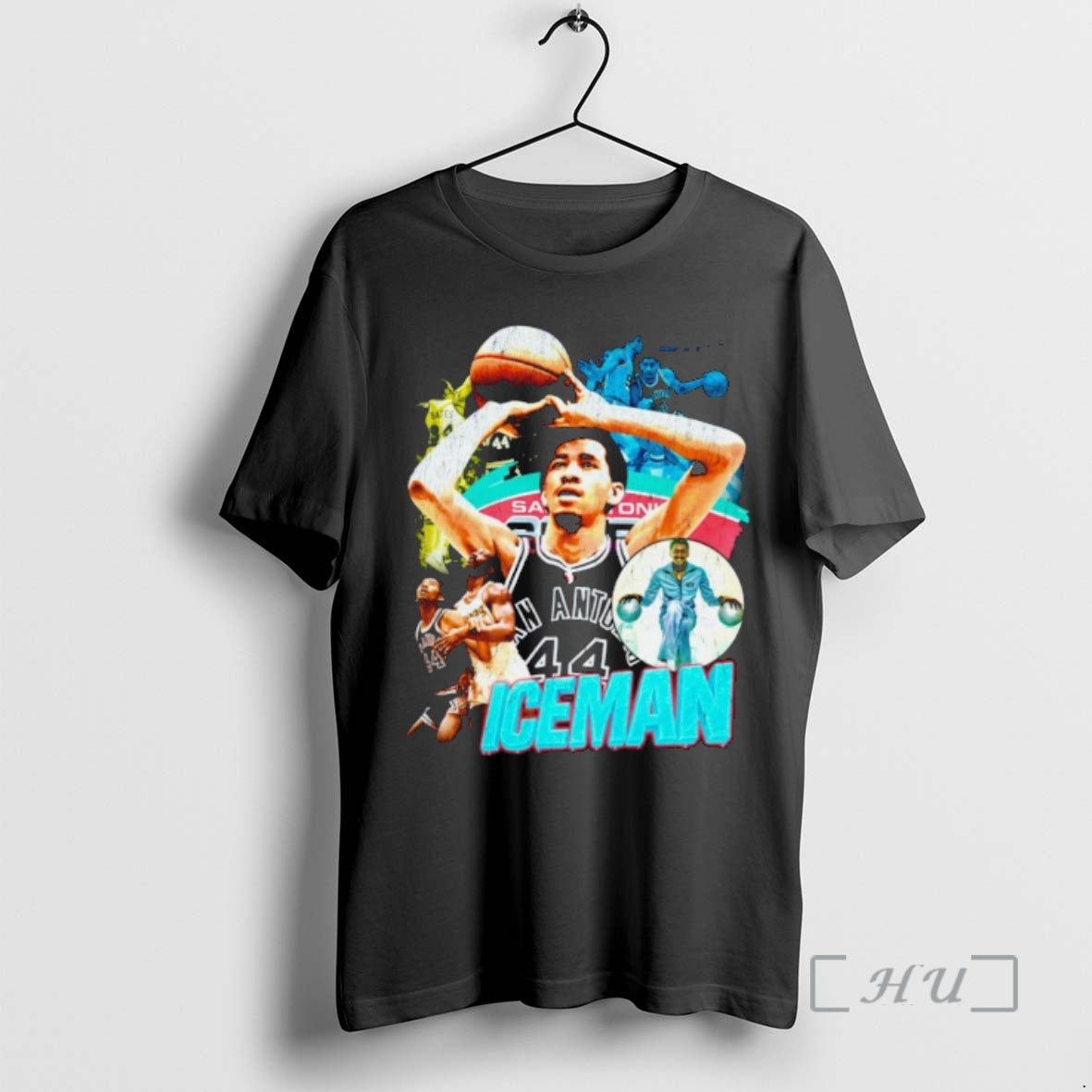 Officials Ice Man George Gervin San Antonio Spurs Nba Graphic