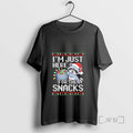 Officials Im Just Here For The Snacks Raccoon Christmas Ugly