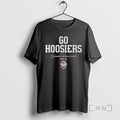 Officials Indiana Football Go Hoosiers 2025 College Football Playoff Team Slogan Circle Black Premium