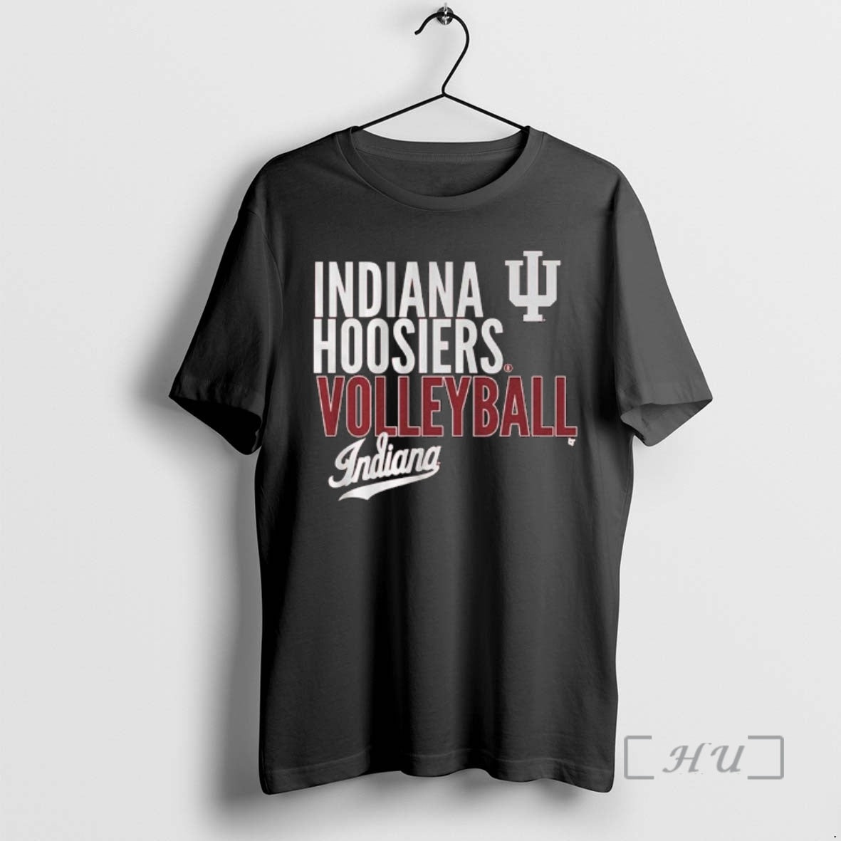 Officials Indiana Volleyball Text Logo Overlay 2025