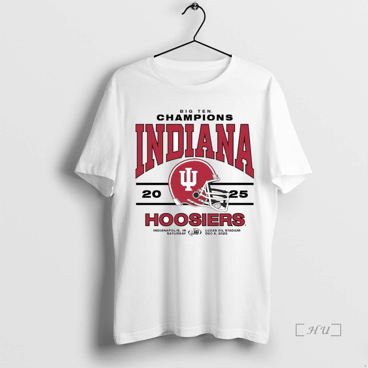 Officials Indiana Football 2025 Big Ten Champs Helmet