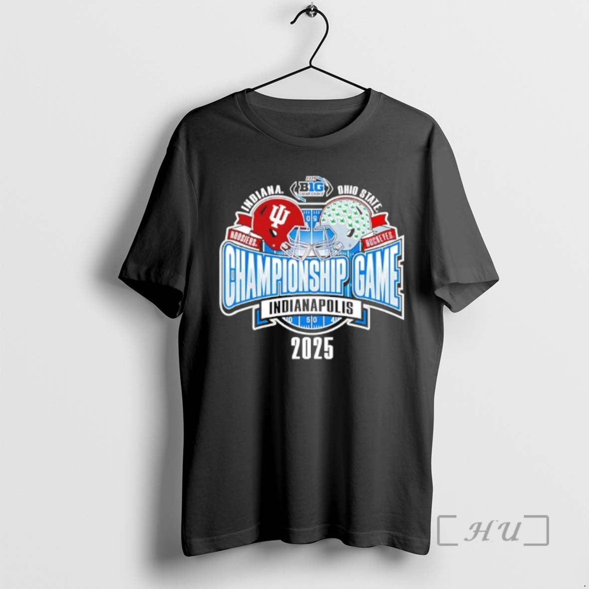 Officials Indiana Vs Ohio State Big 10 Championship Game Matchup Helmets Premium T Shirts Sweater