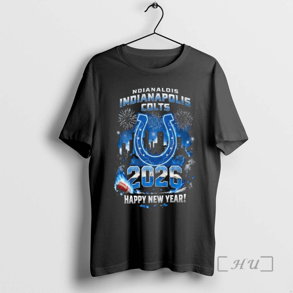 Officials Indianapolis Colts Happy New Year 2026 Two Side A1