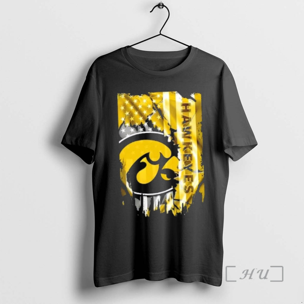 Officials Iowa Hawkeyes Football X American Flag
