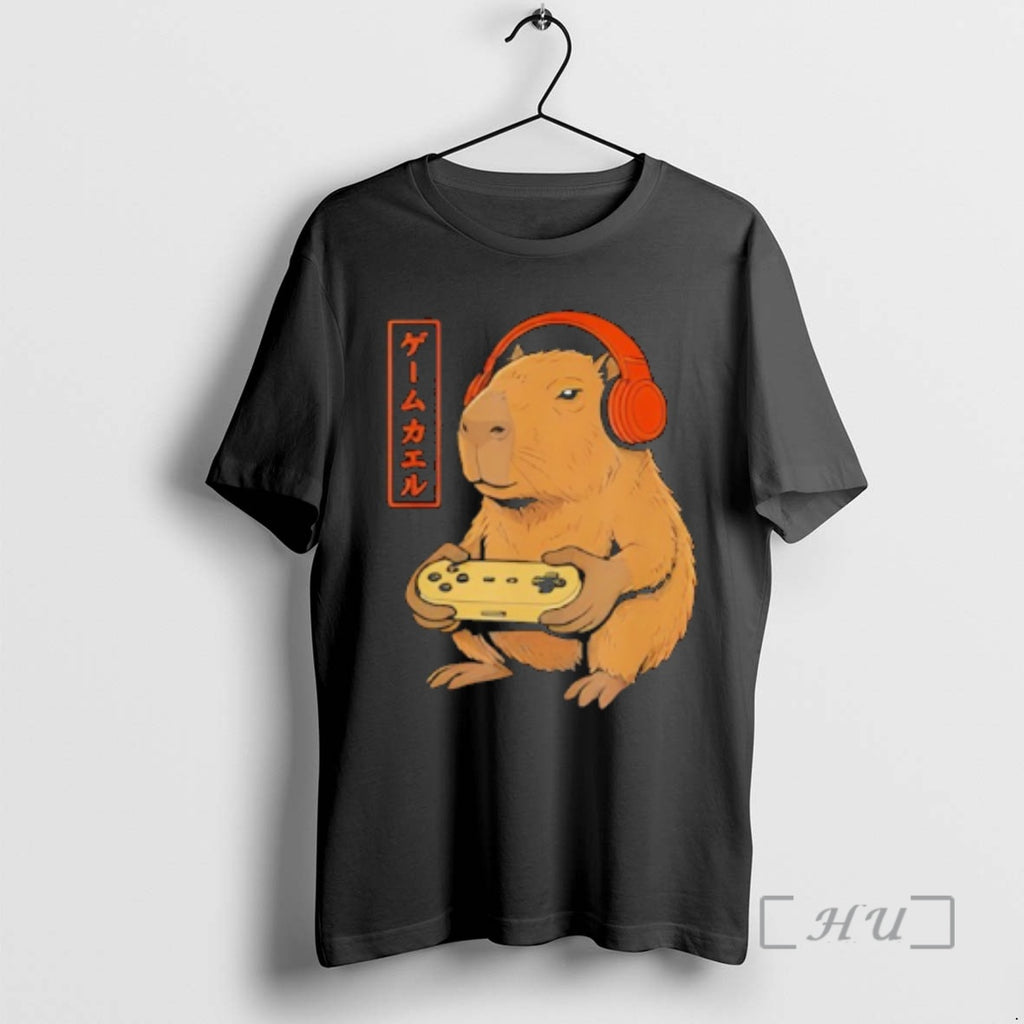 Officials Japanese Gamer Capybara Art Gaming