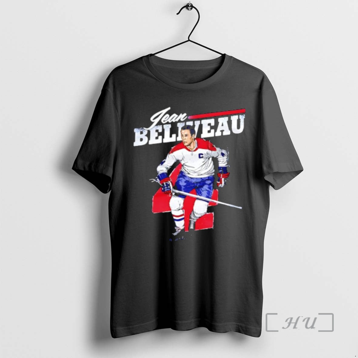 Officials Jean Beliveau Montreal Retro Signature Hockey Player