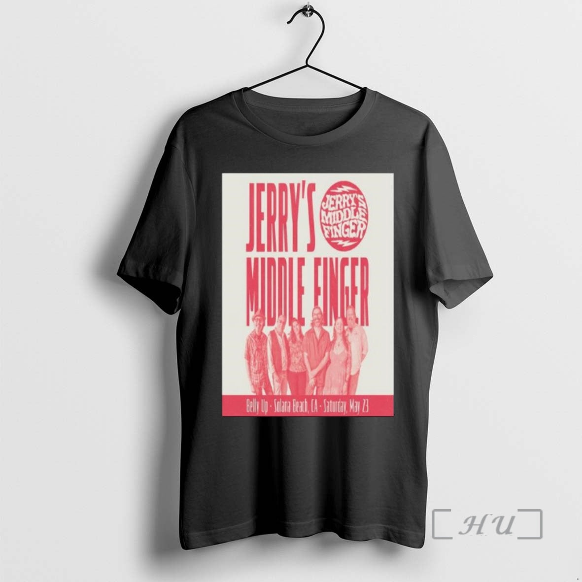 Officials Jerrys Middle Finger Solana Beach Ca May 23 2026 Concert Premium T Shirts Sweater