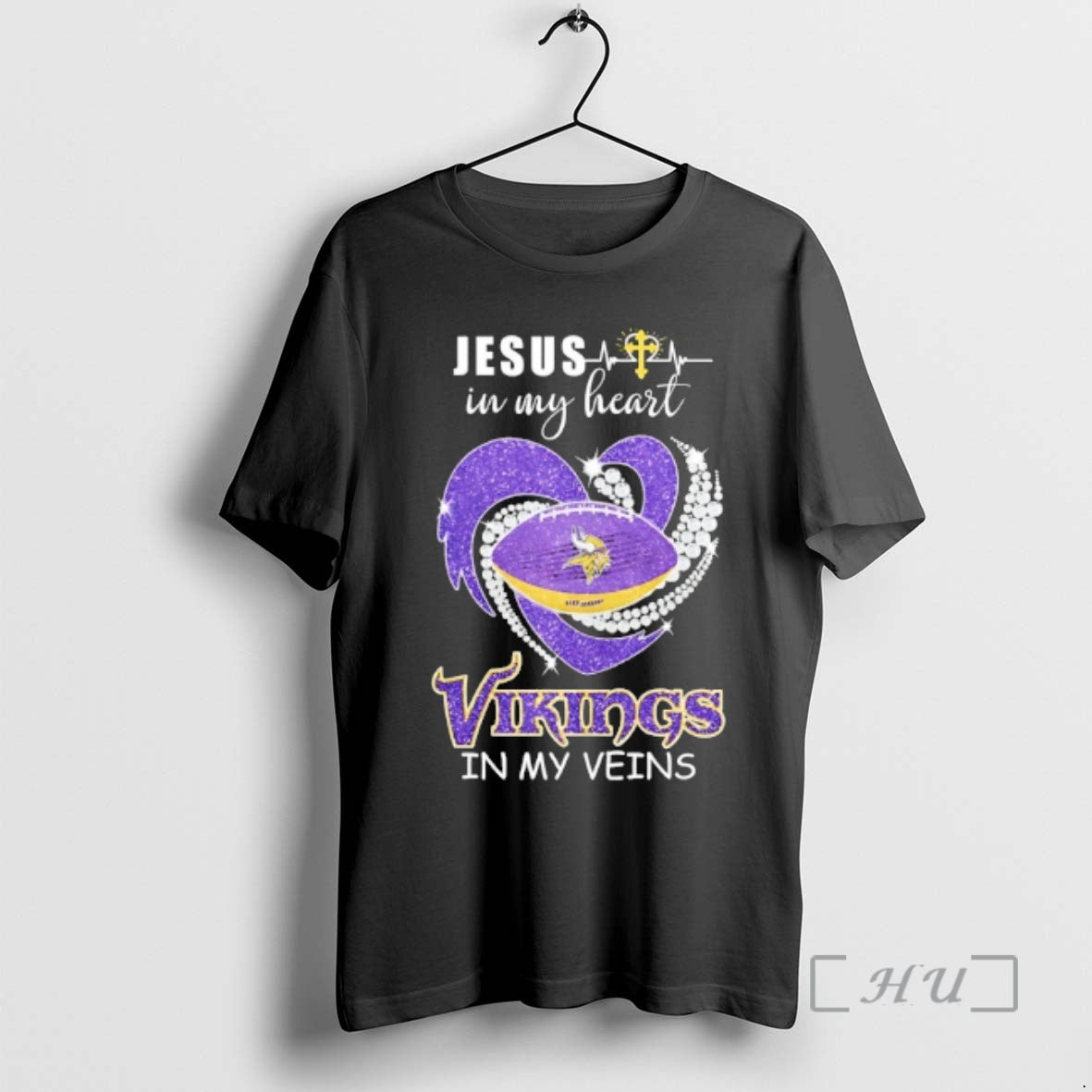 Officials Jesus In My Heart Minnesota Vikings In My Veins