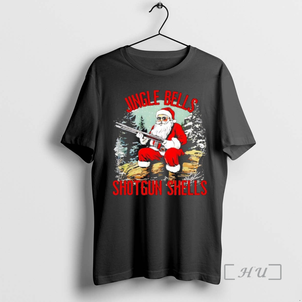 Officials Jingle Bells Shotgun Shells Santa Men Bruh Gun