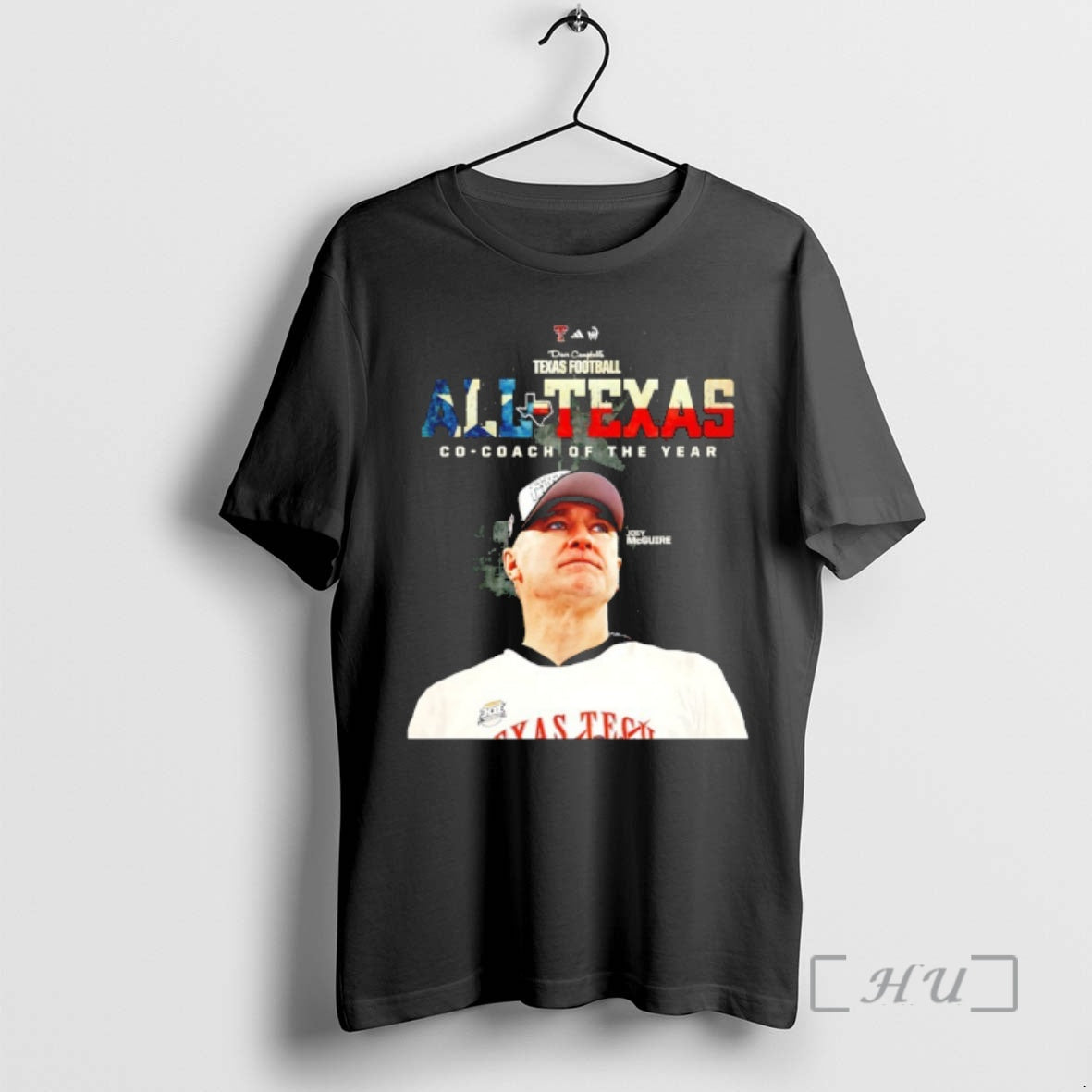Officials Joey Mcguire Texas Tech Football All Texas Co Coach Of The Year Premium
