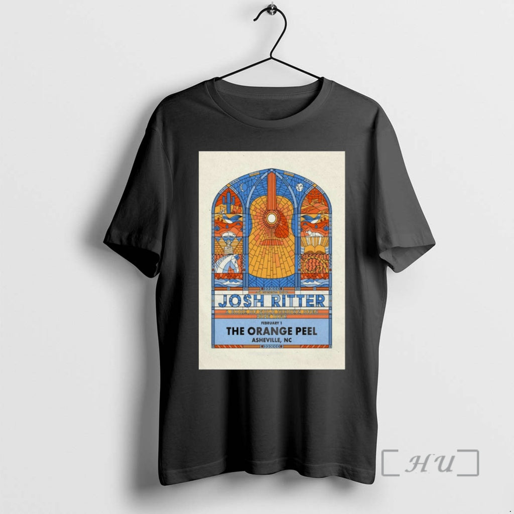 Officials Josh Ritter Tour The Orange Peel Asheville Nc February 1 2026 Premium T Shirts