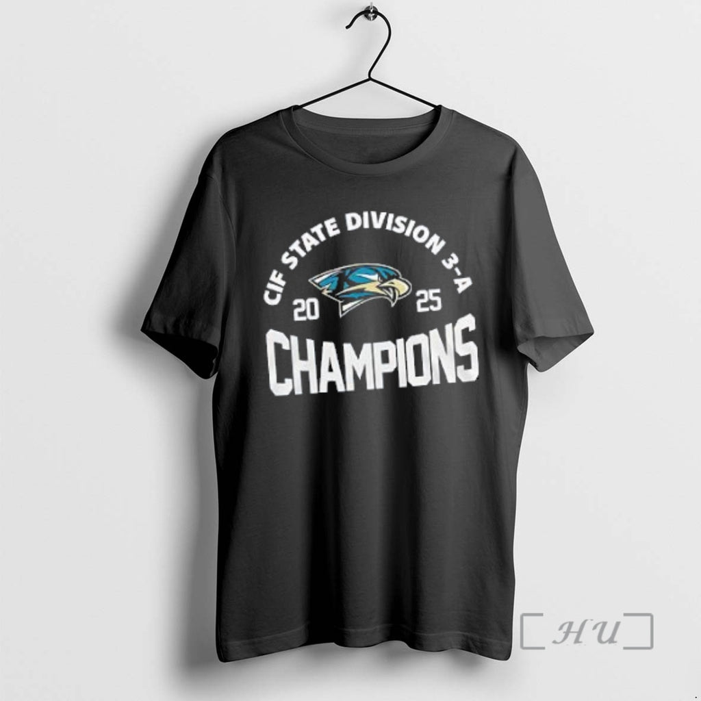 Officials Kennedy Thunderbirds Cif State Division 3 A 2025 Champions Two Sided Premium T Shirts
