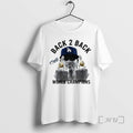 Officials Kike Hernandez Middle Finger Back 2 Back World Series Champs 2025 Signature Premium