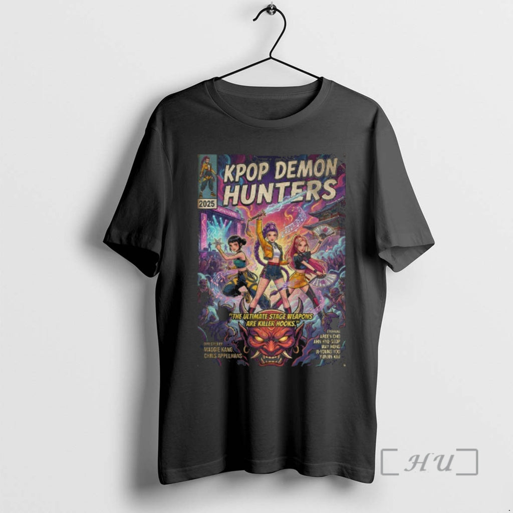Officials Kpop Demon Hunters 2025 The Ultimate Stage Weapons Are Killer Hooks Minimal Movie Premium