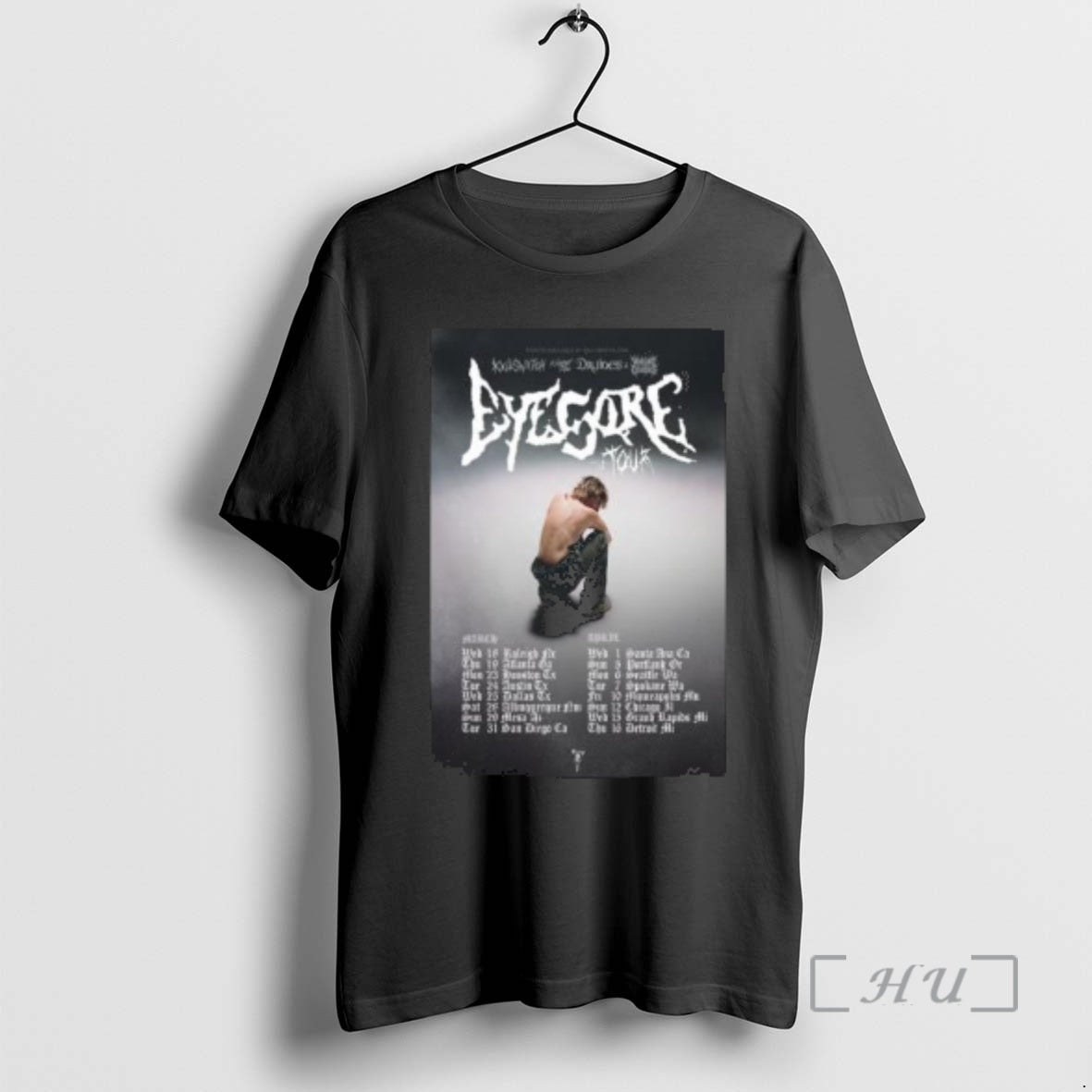Officials Kxllswxtch Druidess Warlord Colossus The Eyesore Tour 2026 Circle Black Premium T Shirts Sweater